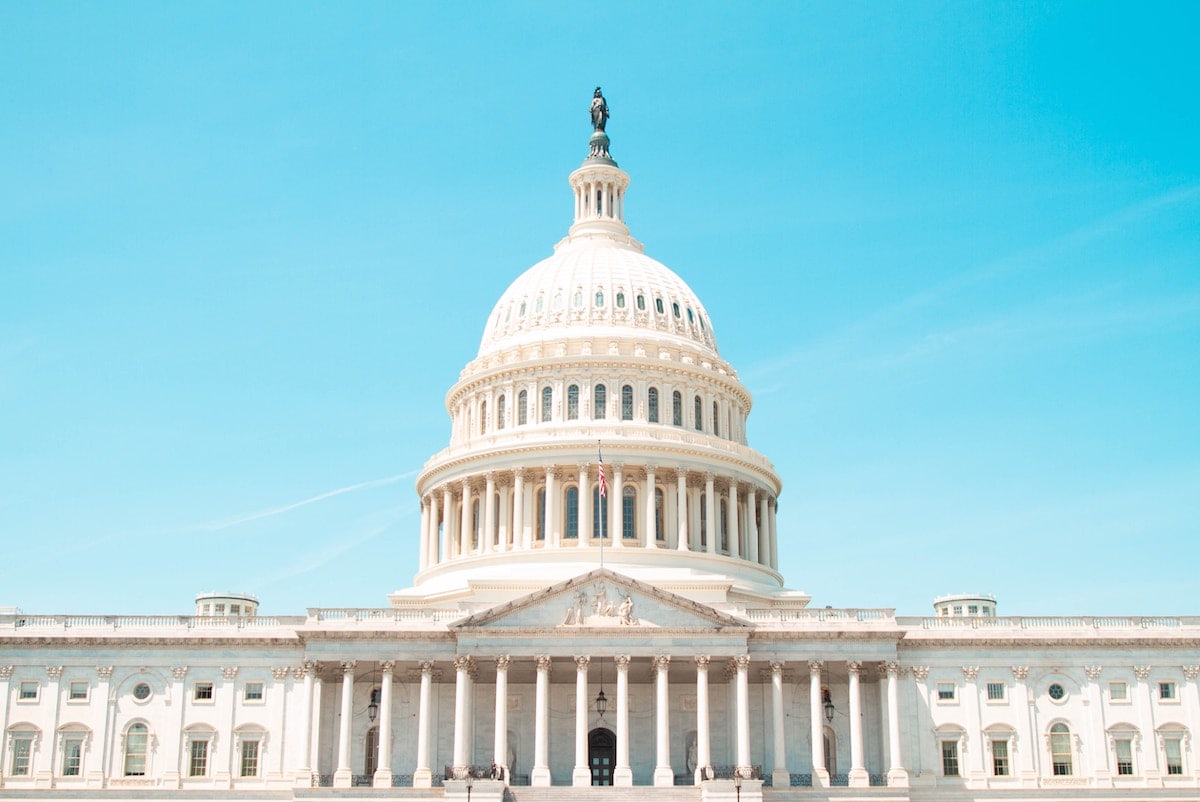 The capitol building in Washington DC