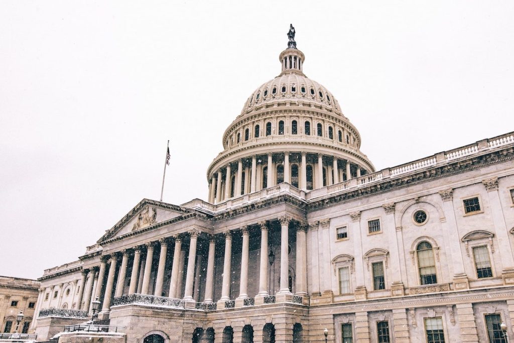 The capitol building in Washington DC